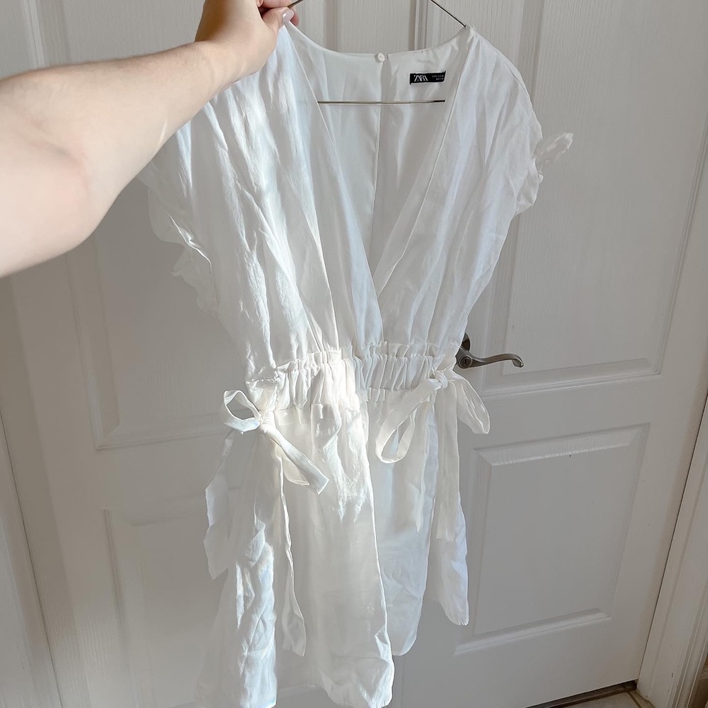 Zara White Dress